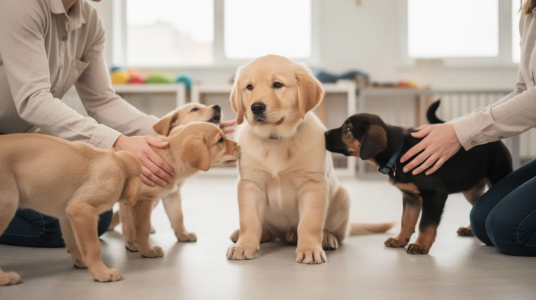 Puppy socialization checklist for confident young dogs